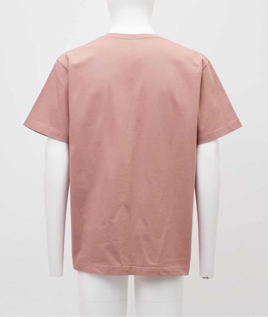 CHRISTIAN DIOR Розовая хлопковая футболка, фото 2