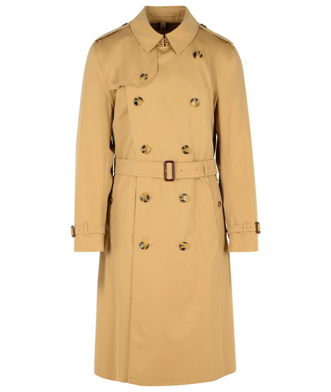 BURBERRY Бежевый хлопковый тренч / плащ, фото 1