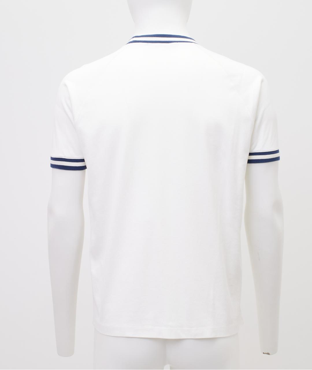 LOUIS VUITTON Белая хлопковая футболка, фото 2