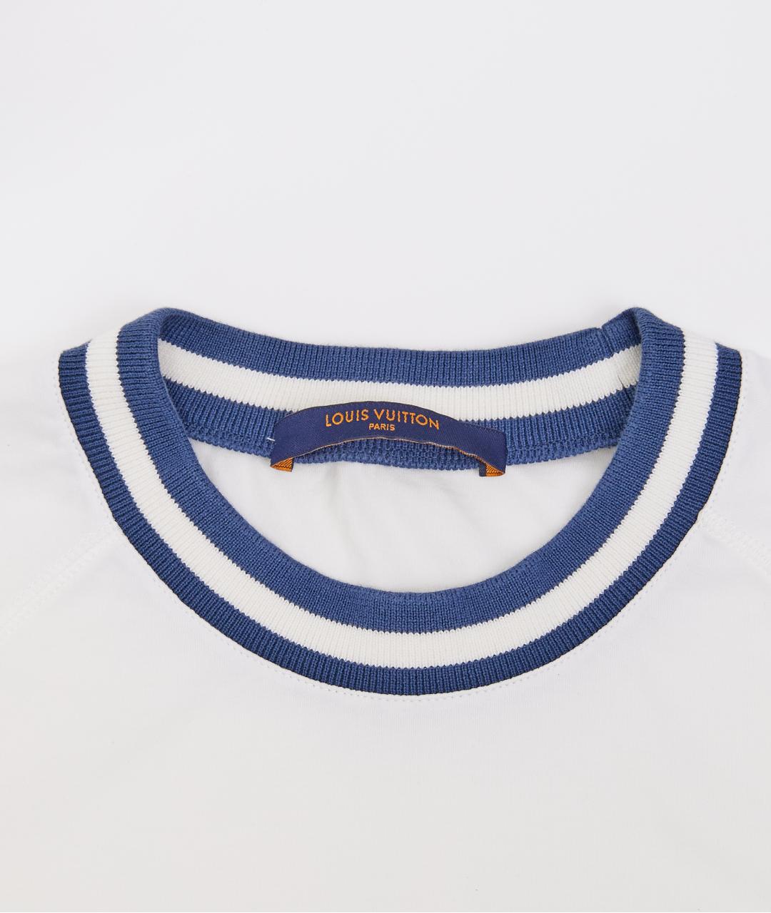 LOUIS VUITTON Белая хлопковая футболка, фото 3