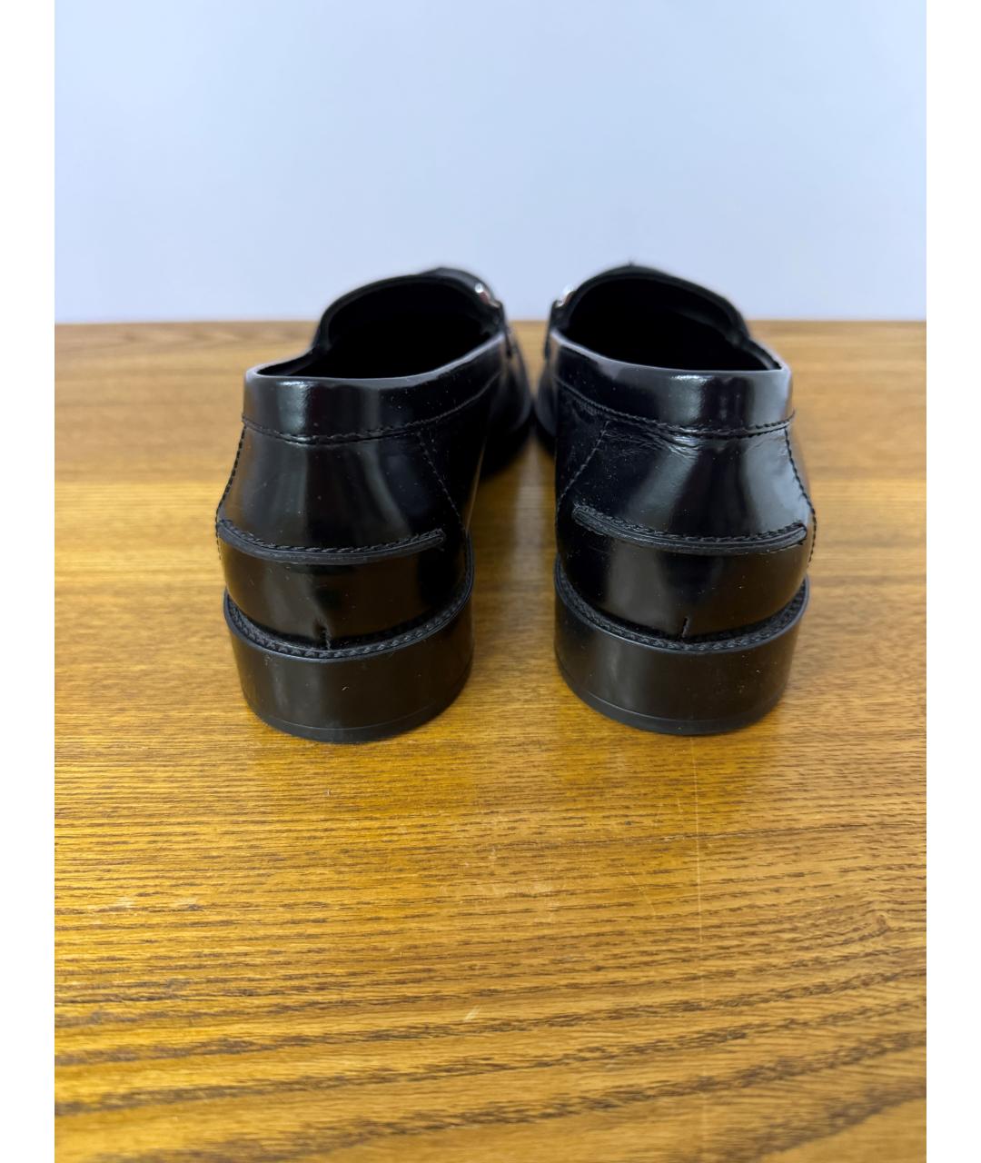 TOD'S Черные кожаные лоферы, фото 6