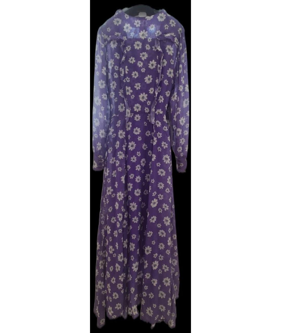 SEVENTY Фиолетовое вискозное коктейльное платье, фото 2