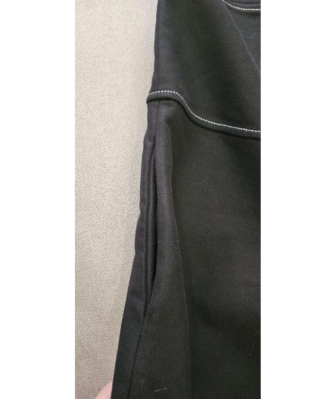 RED VALENTINO Темно-синее хлопковое платье, фото 6