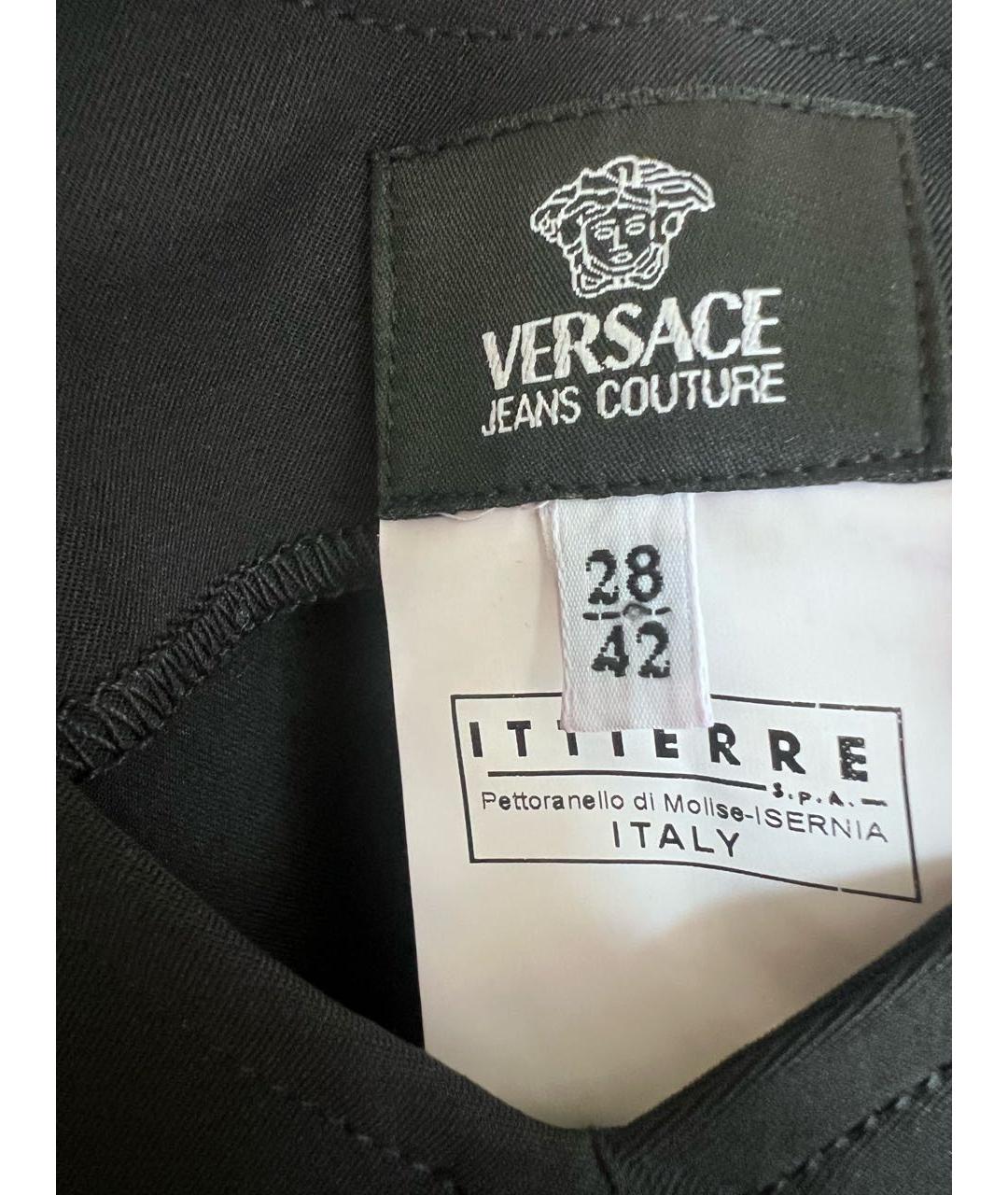 VERSACE JEANS COUTURE Черное повседневное платье, фото 3