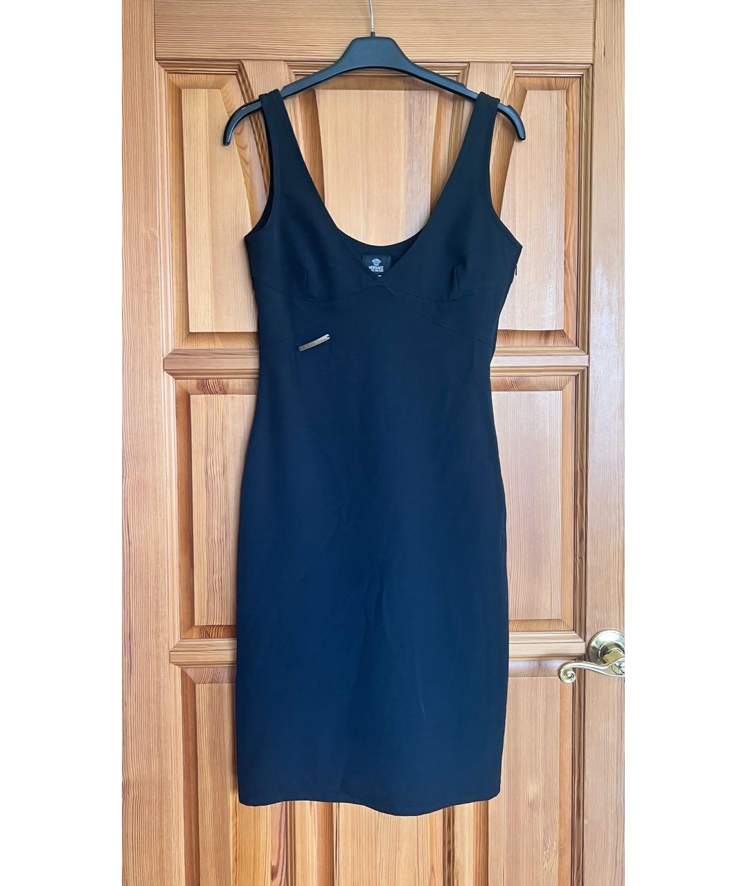 VERSACE JEANS COUTURE Черное повседневное платье, фото 4