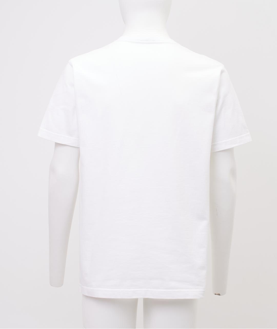 CHRISTIAN DIOR Белая хлопковая футболка, фото 2