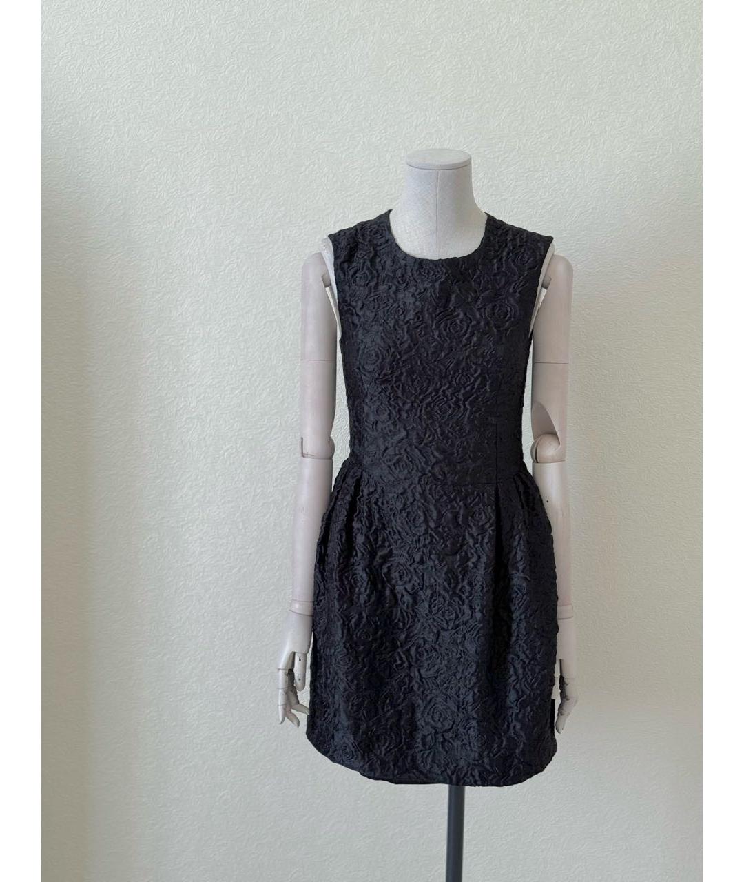 ALEXANDER TEREKHOV Черное синтетическое повседневное платье, фото 4