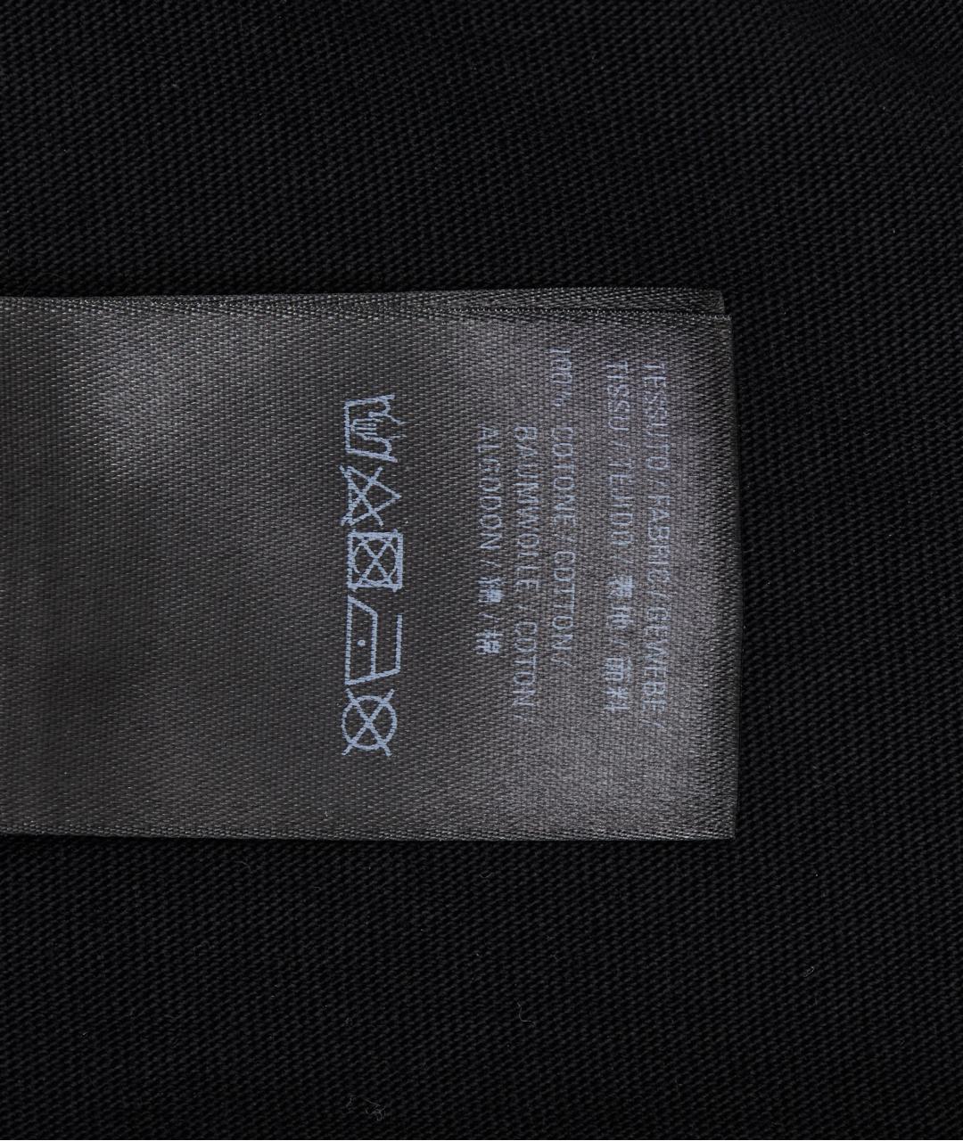 BALENCIAGA Черная хлопковая футболка, фото 6