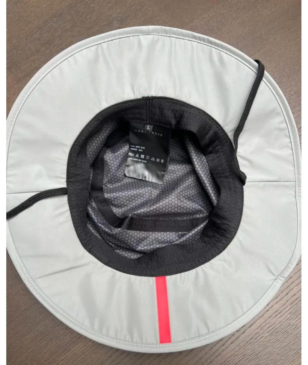 PRADA Серая синтетическая шляпа, фото 3