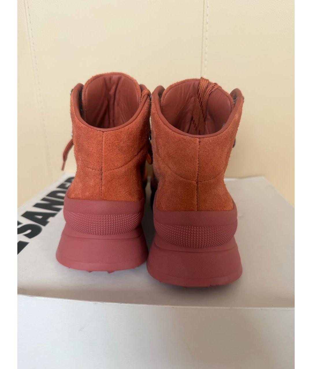 JIL SANDER Мульти кожаные ботинки, фото 4