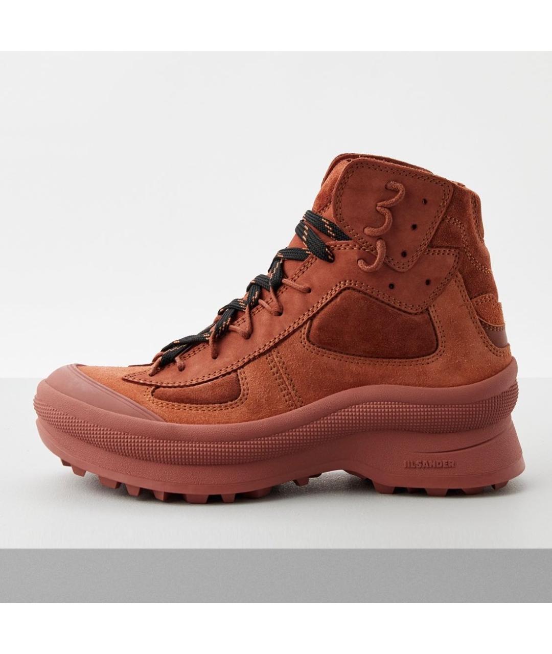 JIL SANDER Мульти кожаные ботинки, фото 8