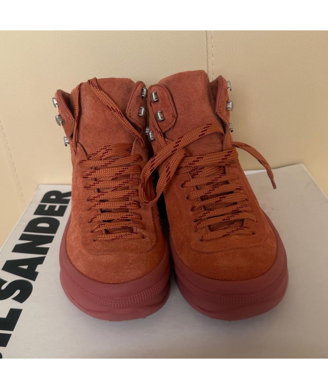 JIL SANDER Мульти кожаные ботинки, фото 6