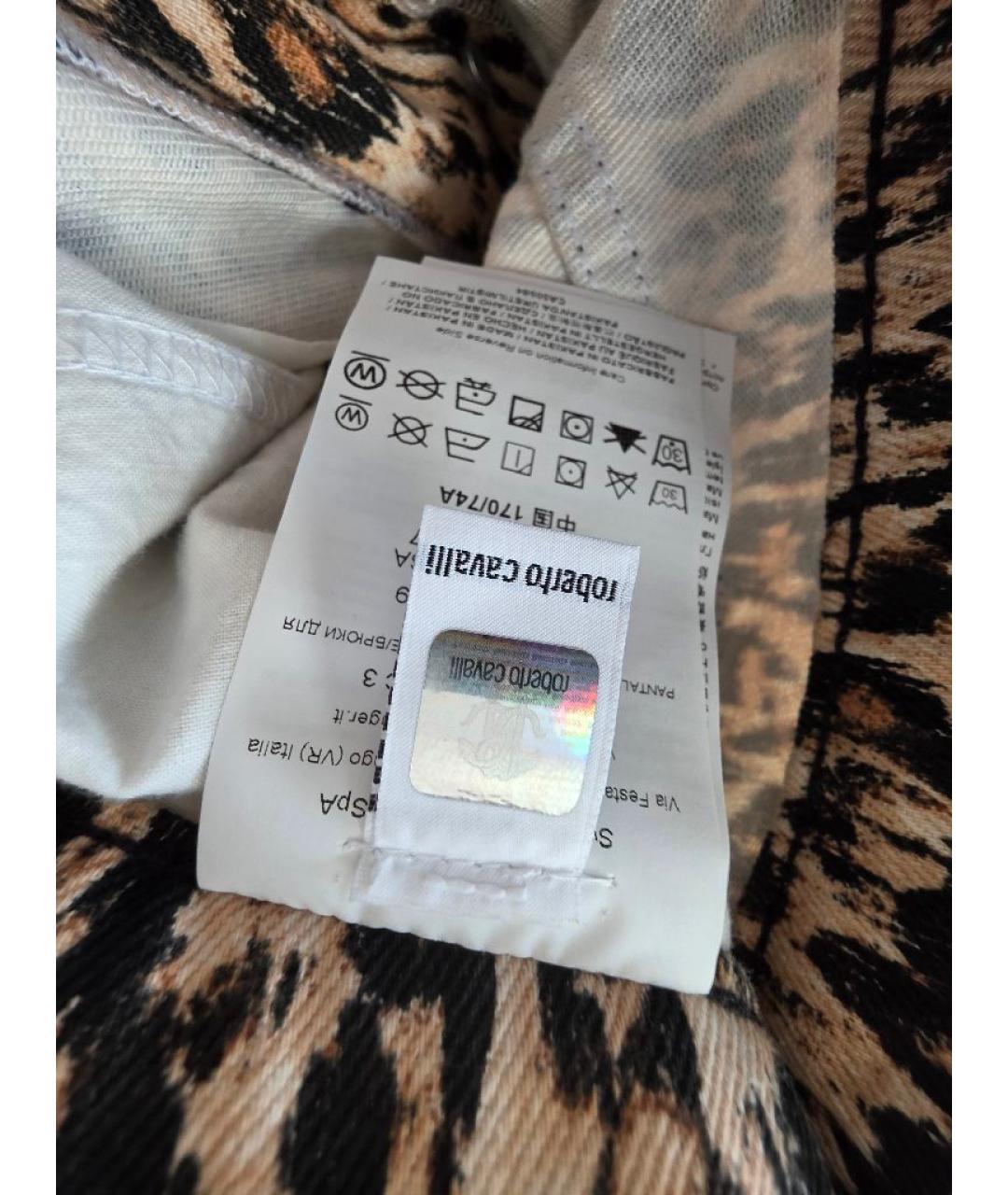 JUST CAVALLI Хлопковые прямые джинсы, фото 3