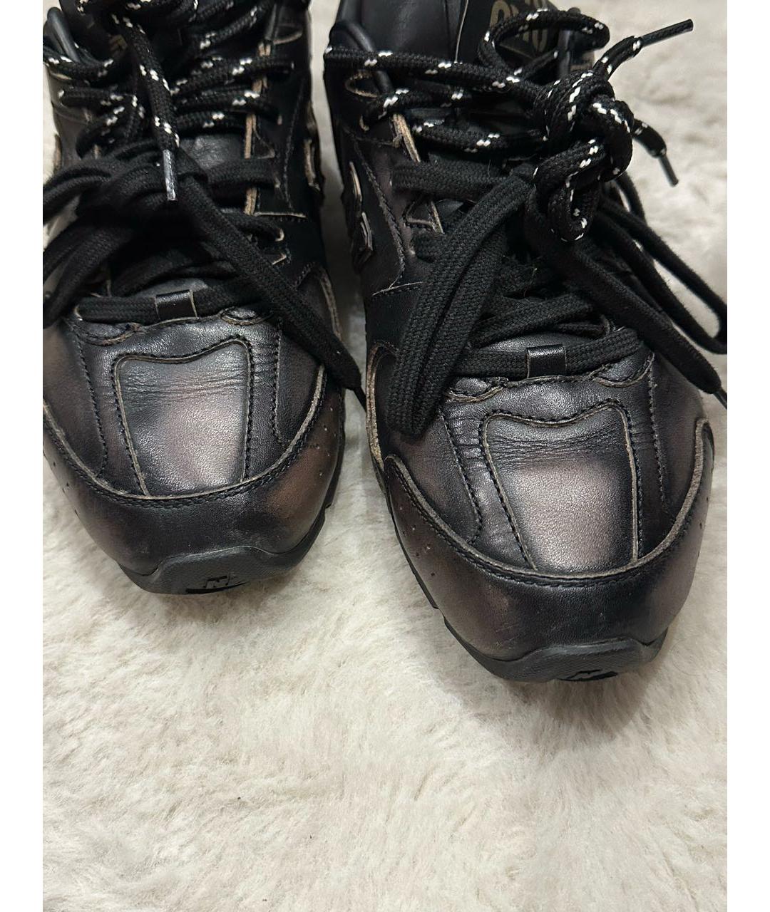 MIU MIU Коричневые кроссовки, фото 4