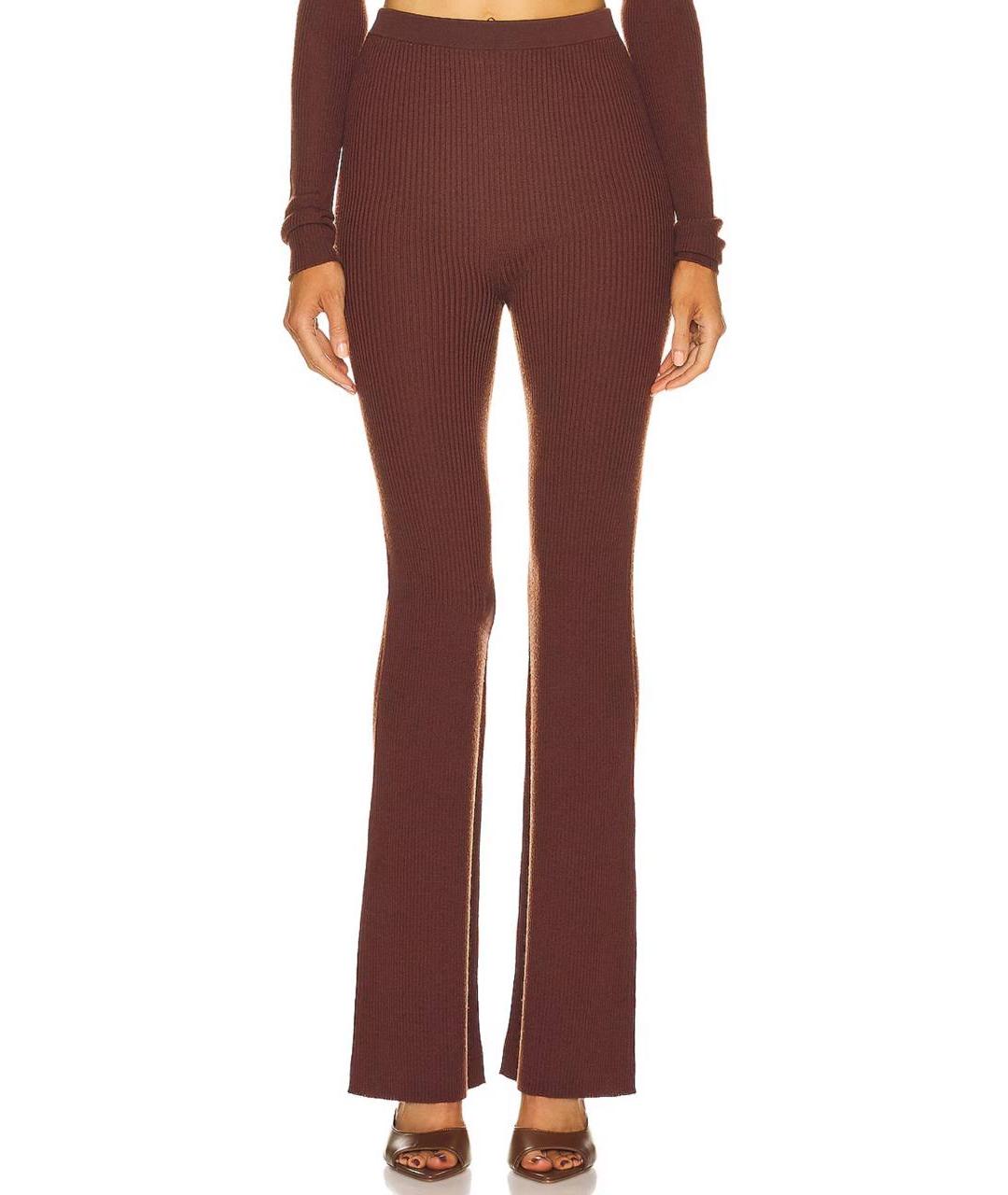 RICK OWENS Коричневые леггинсы и велосипедки, фото 2