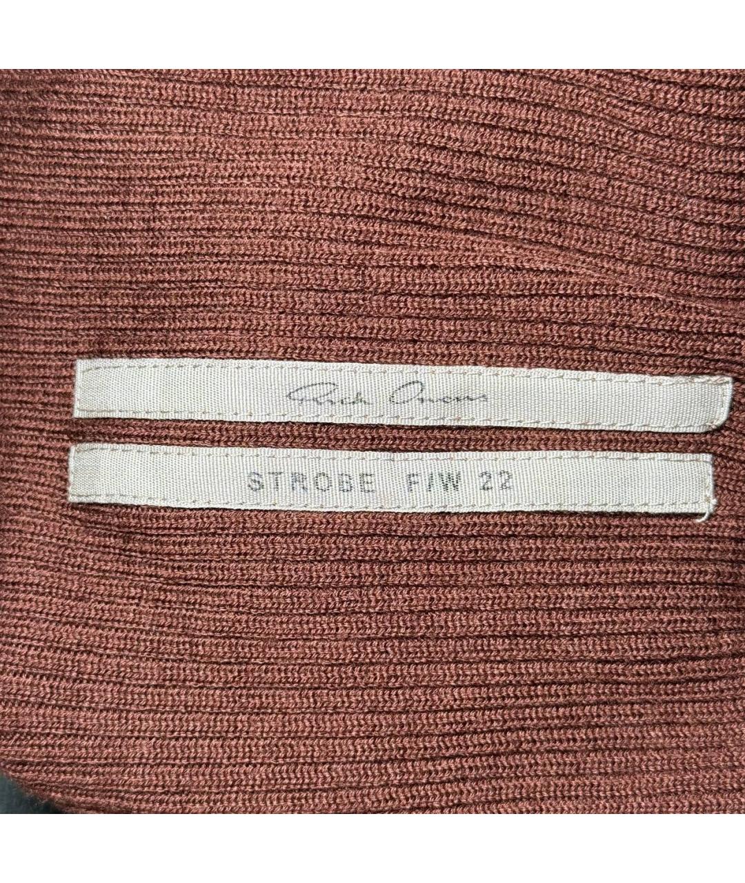 RICK OWENS Коричневые леггинсы и велосипедки, фото 8