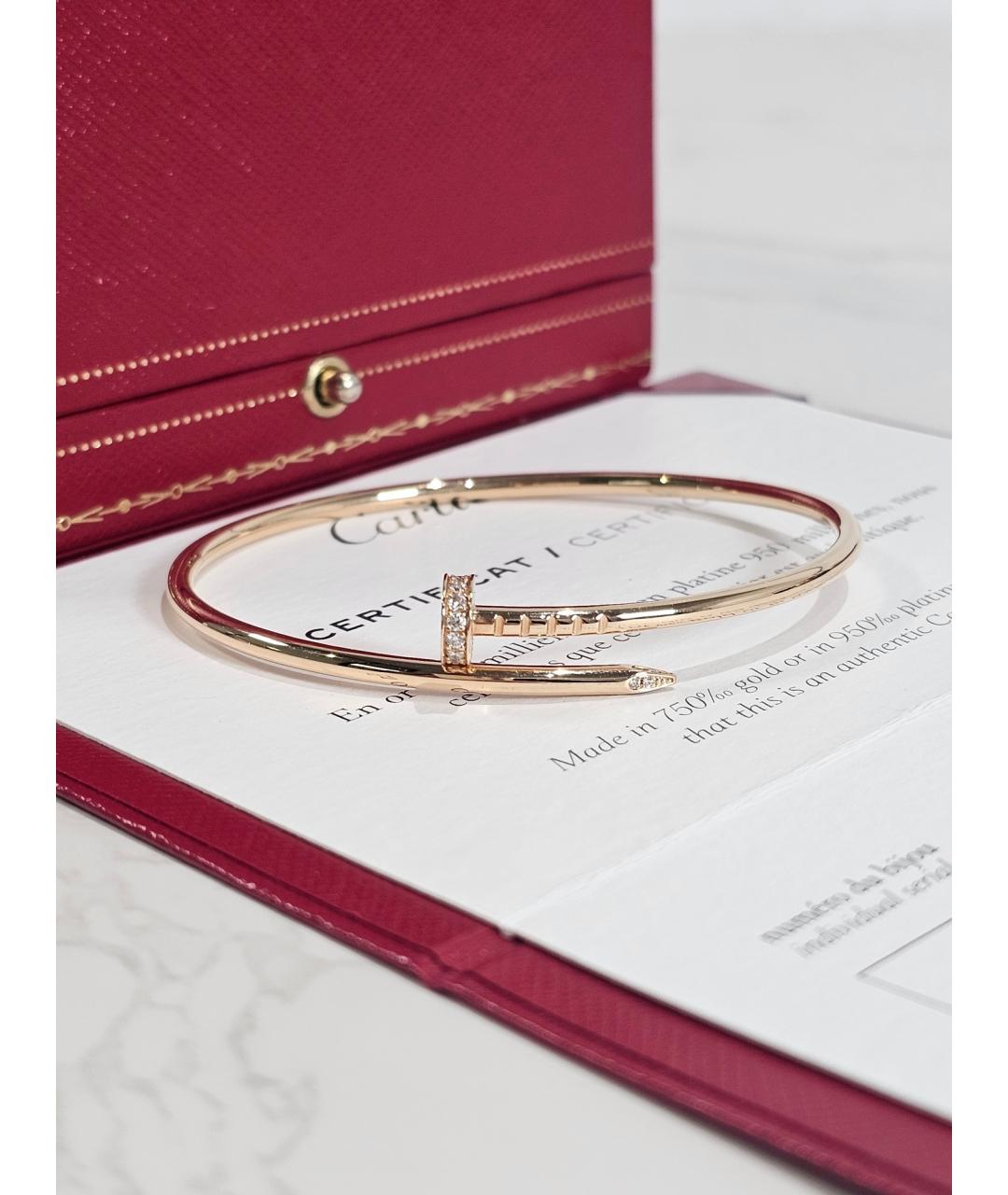 CARTIER Золотой браслет из розового золота, фото 4