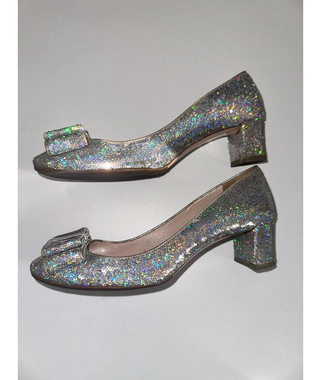 MIU MIU Серебряные туфли, фото 9