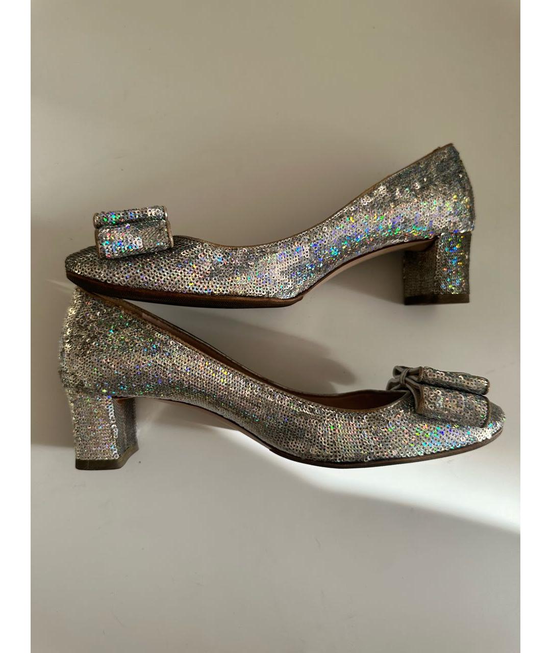 MIU MIU Серебряные туфли, фото 3