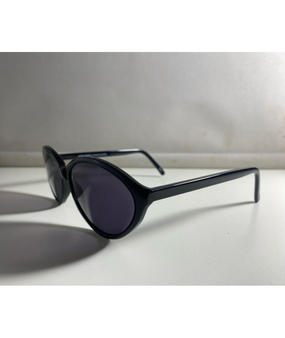 ANDY WOLF EYEWEAR Черные пластиковые солнцезащитные очки, фото 2