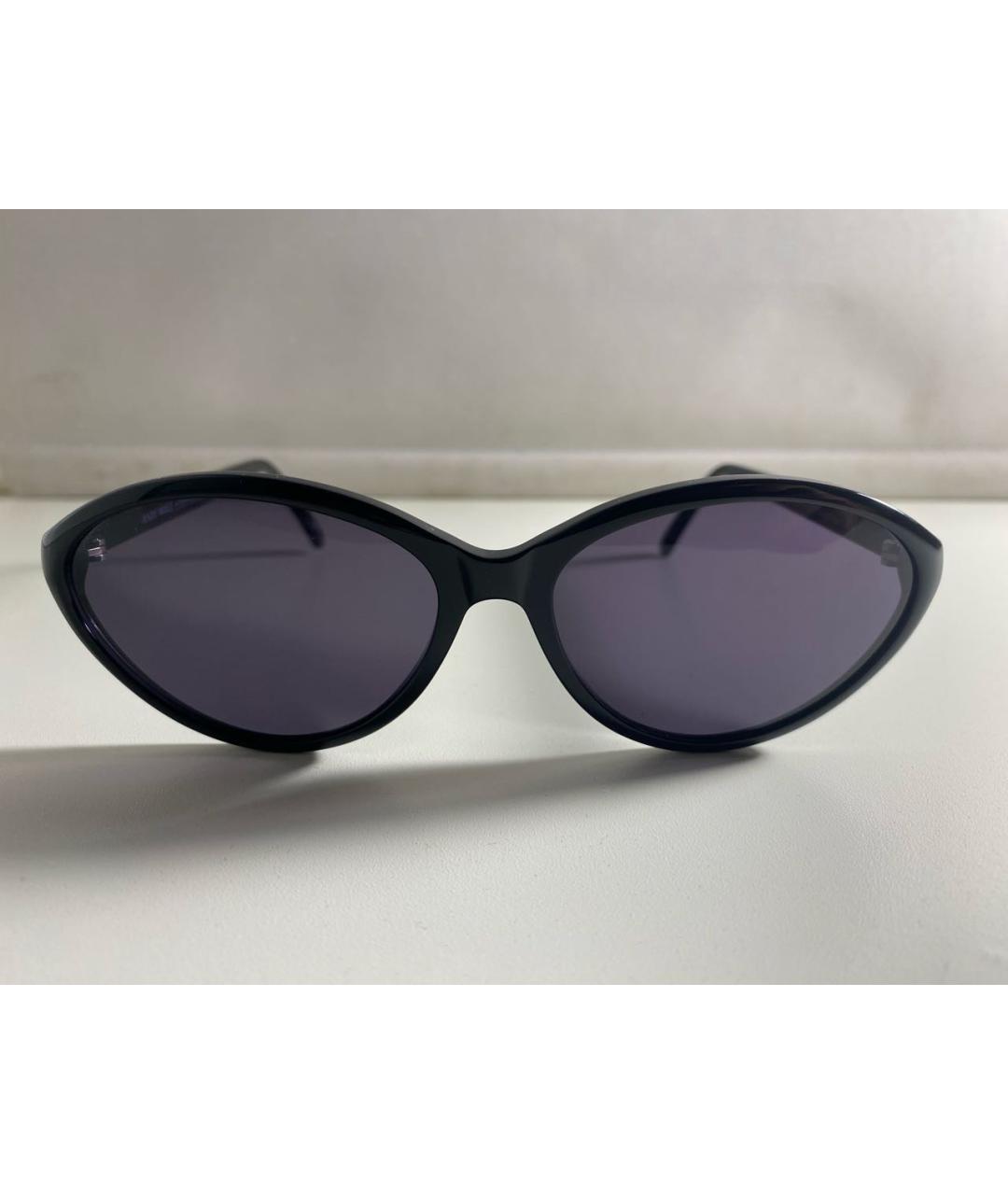 ANDY WOLF EYEWEAR Черные пластиковые солнцезащитные очки, фото 7