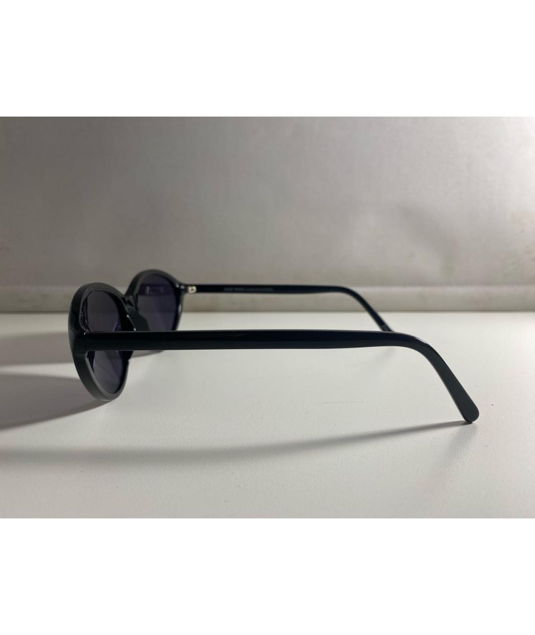 ANDY WOLF EYEWEAR Черные пластиковые солнцезащитные очки, фото 3