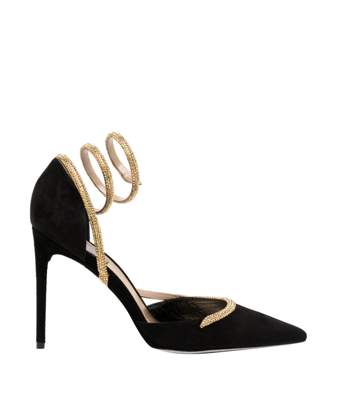 RENE CAOVILLA Черные замшевые туфли, фото 1