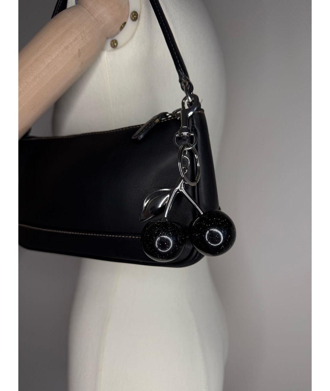 COACH Черная сумка с короткими ручками, фото 3