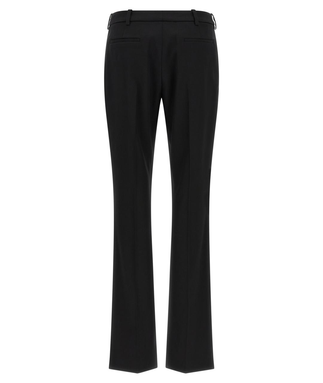 BALENCIAGA Черные шерстяные прямые брюки, фото 2