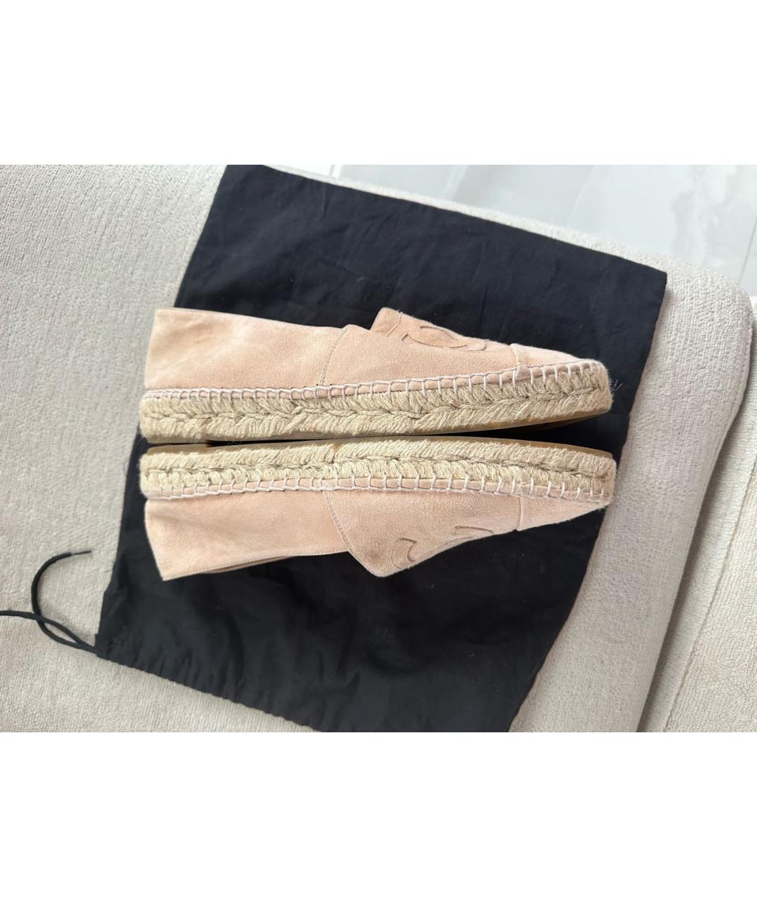 CHANEL Розовые эспадрильи, фото 8