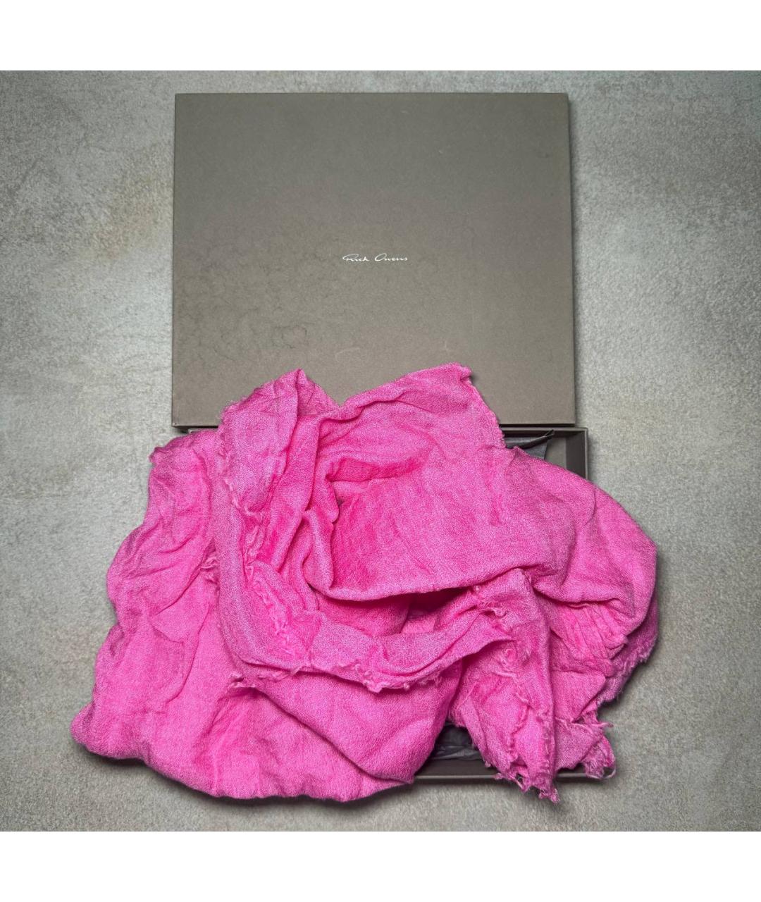 RICK OWENS Розовый платок, фото 2