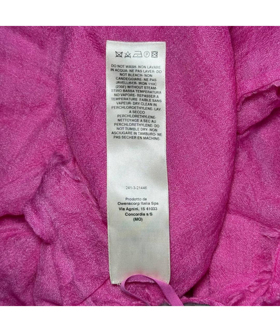 RICK OWENS Розовый платок, фото 6