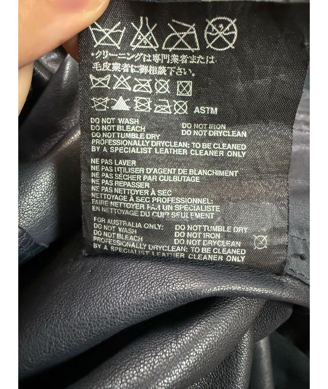 PRADA Темно-синяя замшевая куртка, фото 6