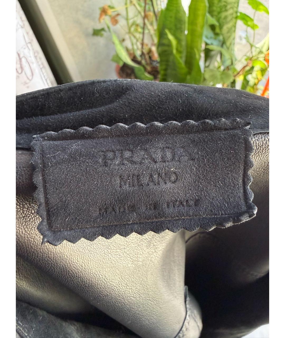 PRADA Темно-синяя замшевая куртка, фото 3