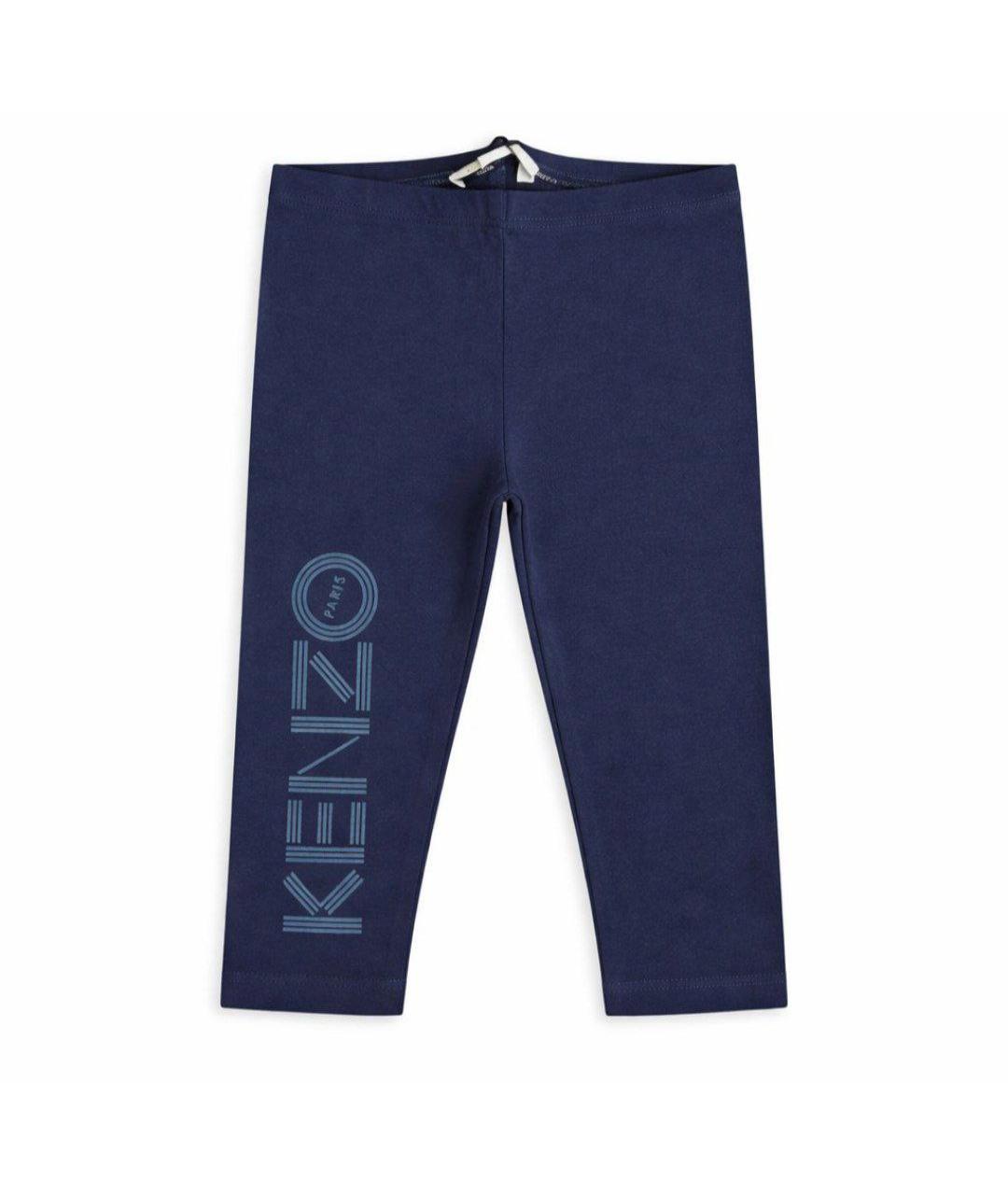 KENZO Синие хлопковые брюки и шорты, фото 3