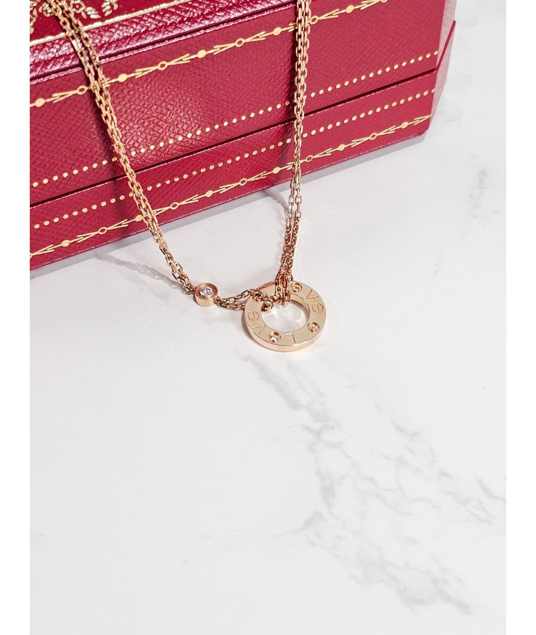CARTIER Золотое колье из розового золота, фото 4