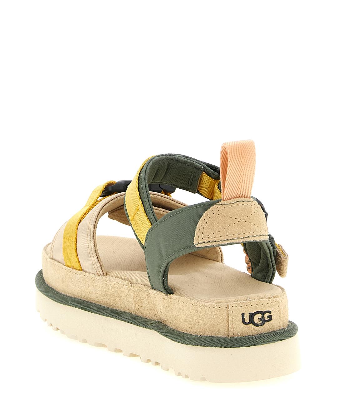 UGG AUSTRALIA Мульти замшевые босоножки, фото 3