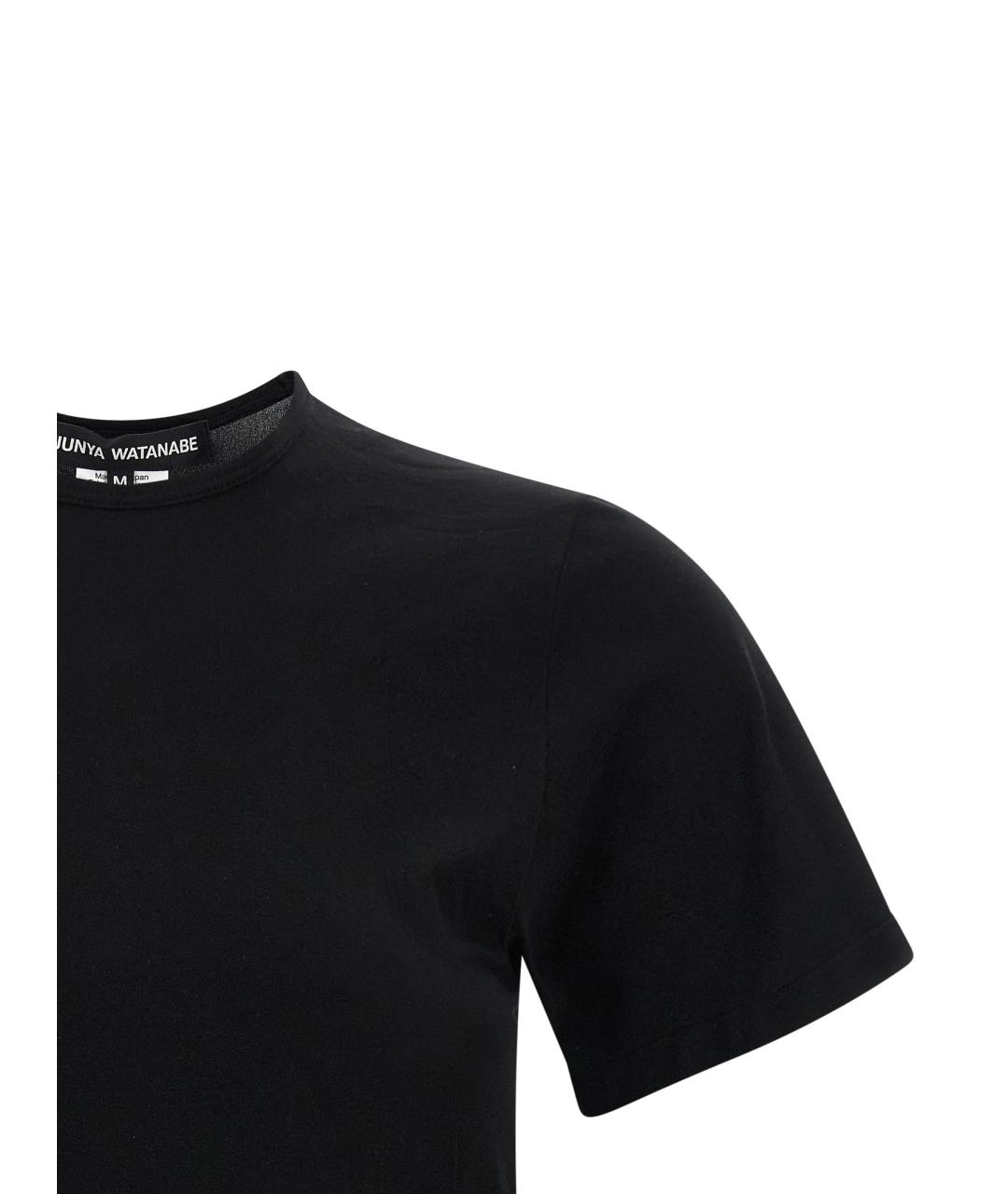 JUNYA WATANABE Черная полиамидовая футболка, фото 3