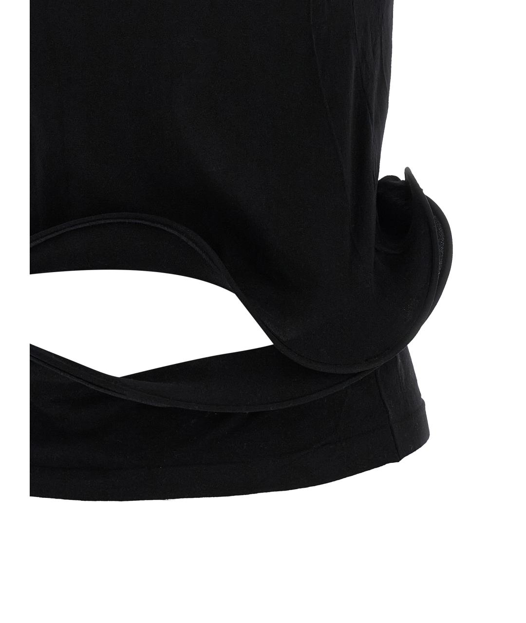 JUNYA WATANABE Черная полиамидовая футболка, фото 4