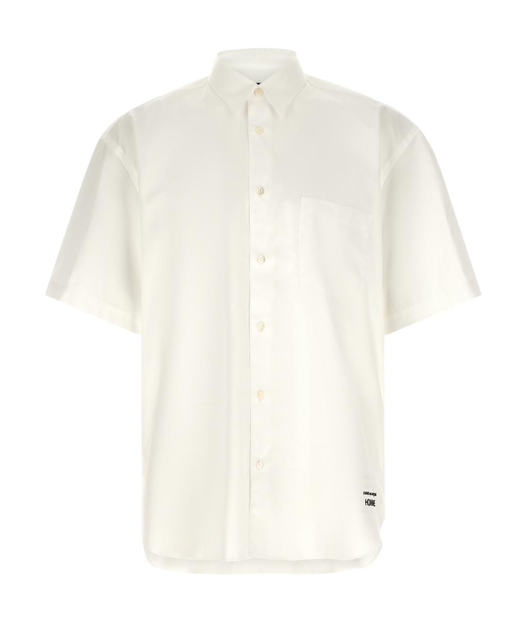 COMME DES GARÇONS HOMME PLUS Белая хлопковая кэжуал рубашка, фото 1