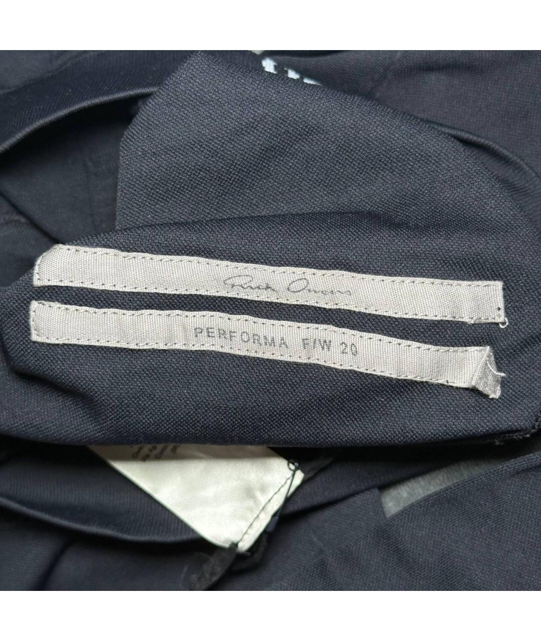 RICK OWENS Черные леггинсы и велосипедки, фото 8