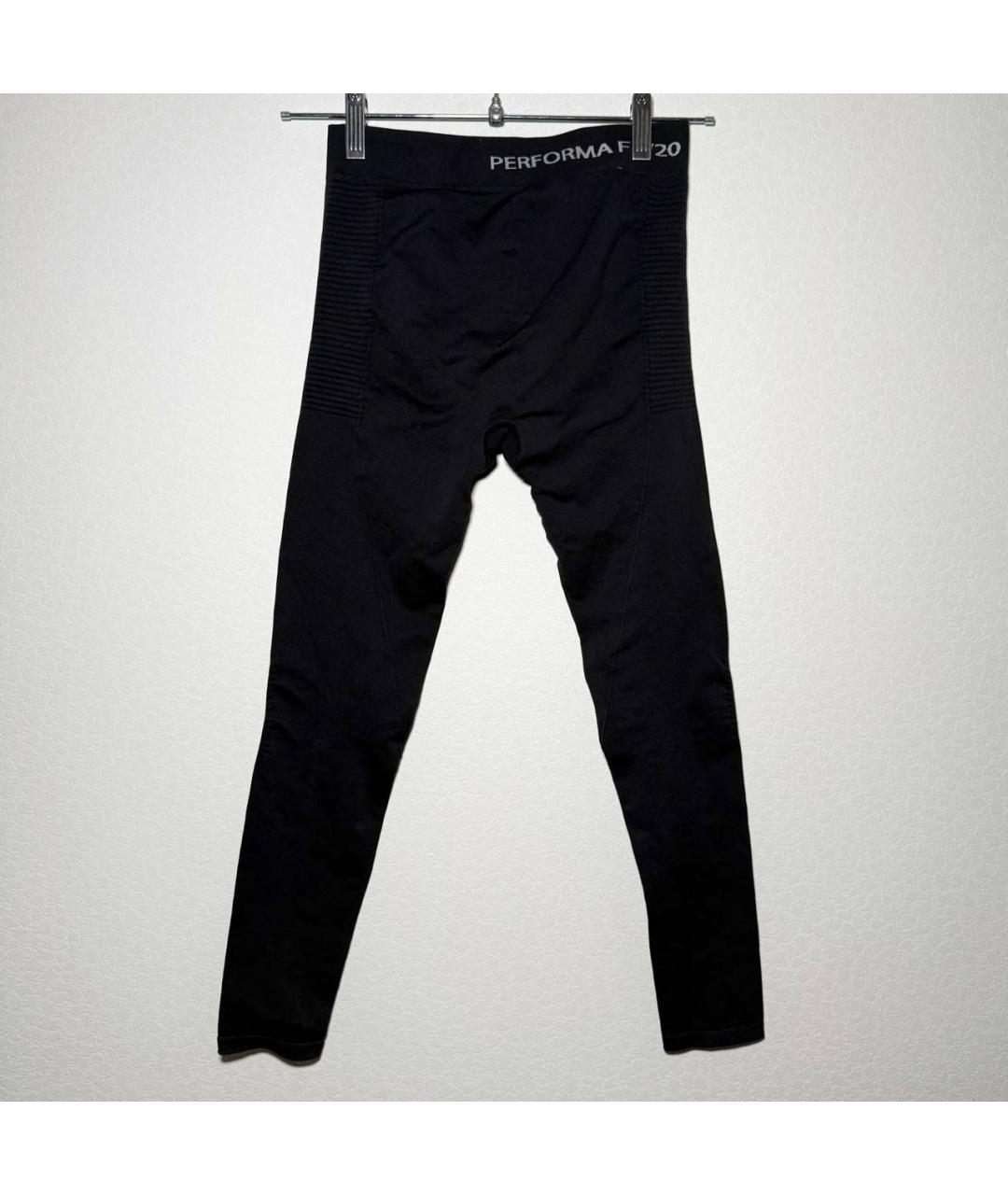 RICK OWENS Черные леггинсы и велосипедки, фото 3