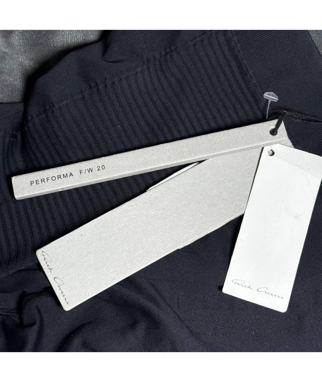 RICK OWENS Черные леггинсы и велосипедки, фото 5