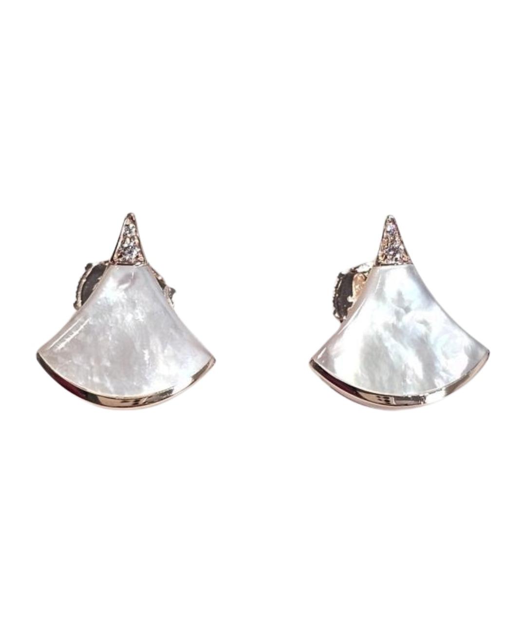 BVLGARI Золотые серьги из розового золота, фото 1