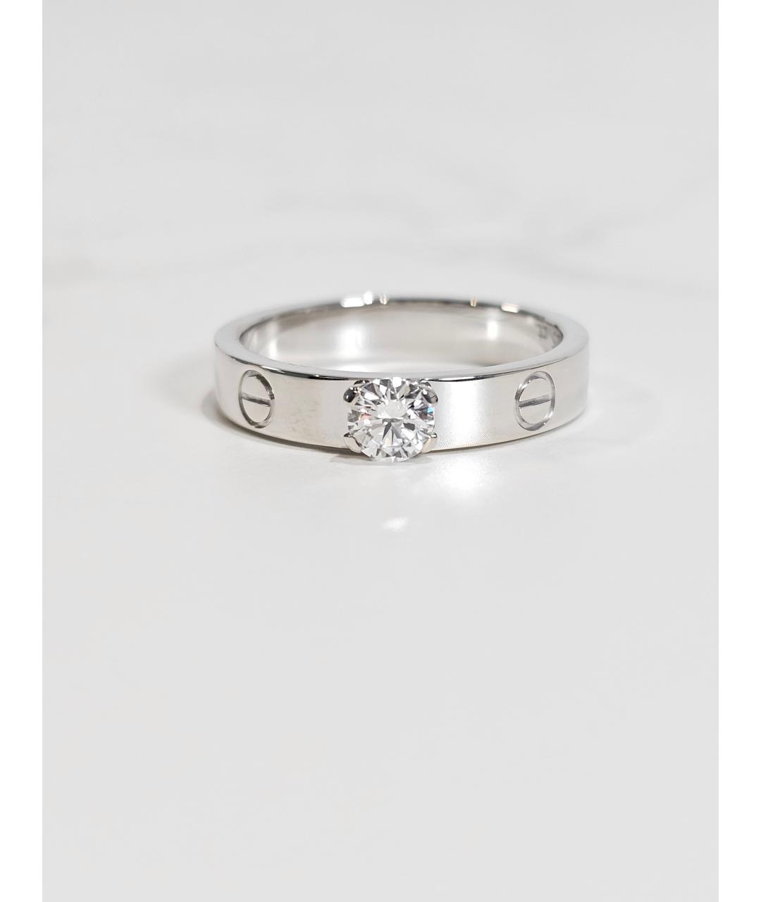 CARTIER Серебряное кольцо из белого золота, фото 3