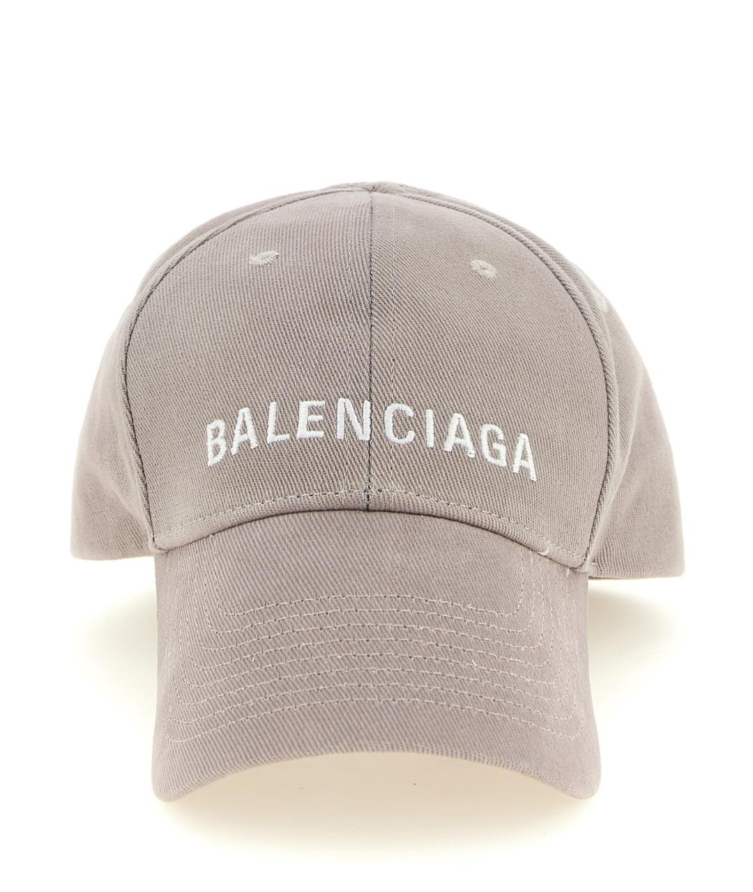 BALENCIAGA Бежевая хлопковая кепка, фото 1