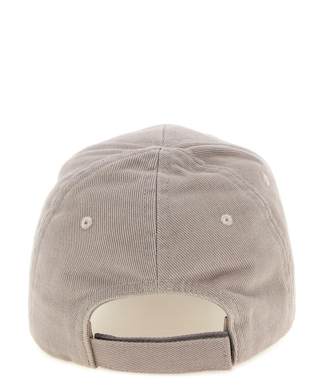 BALENCIAGA Бежевая хлопковая кепка, фото 3