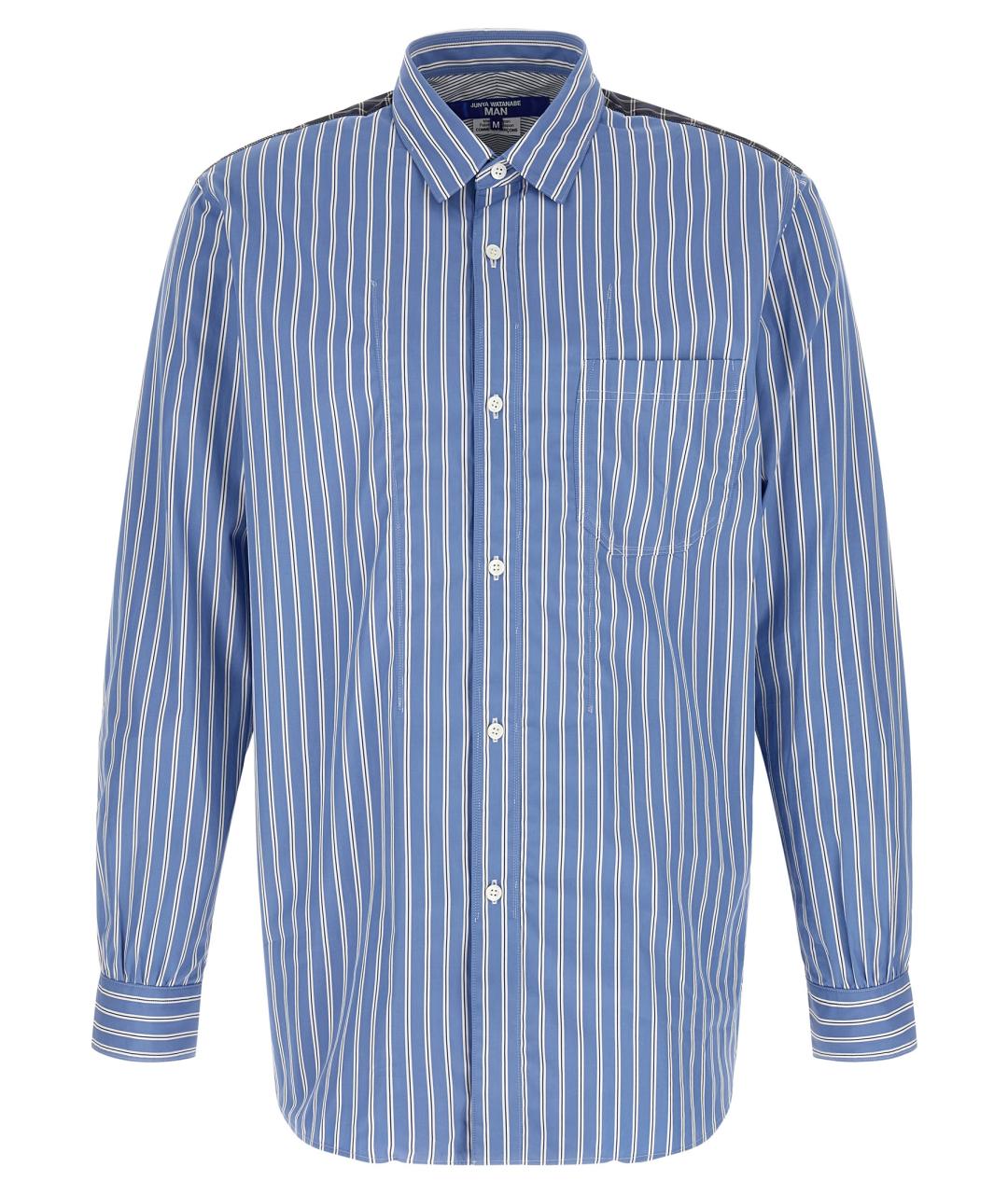 JUNYA WATANABE Синяя хлопковая кэжуал рубашка, фото 1