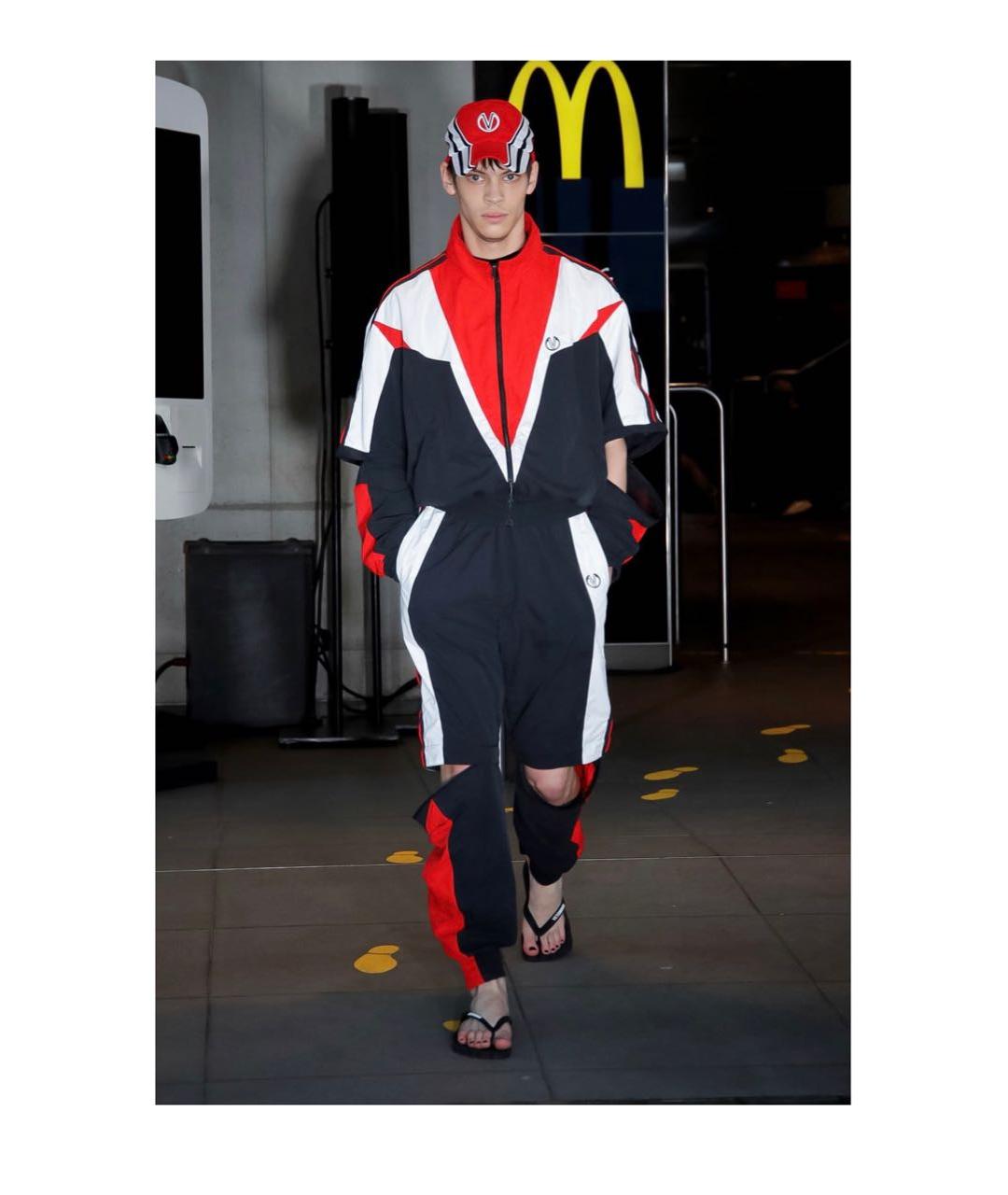 VETEMENTS Зеленые синтетические спортивные брюки и шорты, фото 7