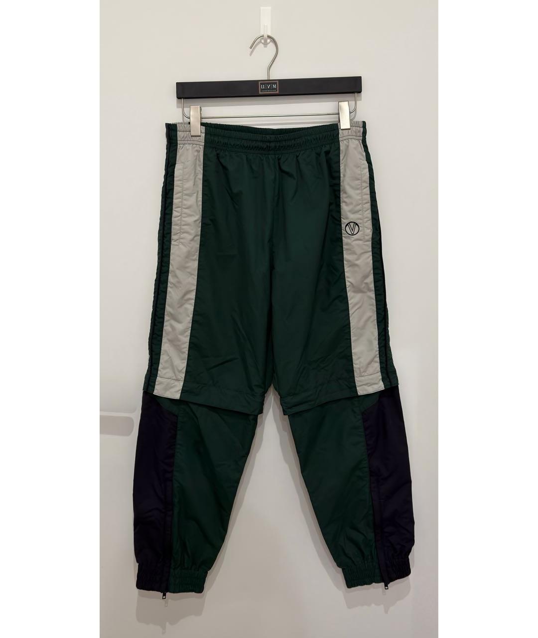 VETEMENTS Зеленые синтетические спортивные брюки и шорты, фото 2